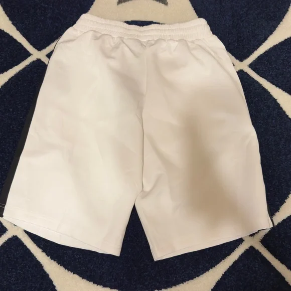 Palm Angels White Track Shorts Mens Large